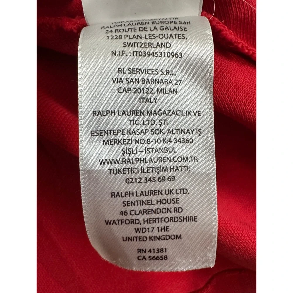 Polo Ralph Lauren PRL-NYC Triple Pony Polo Shirts Men 2XB Big‎ Red Gold Crest #3
